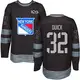 Men's Jonathan Quick New York Rangers ＃32 Authentic Black 1917-2017 100th Anniversary Jersey