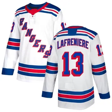 Youth Alexis Lafreniere New York Rangers ＃13 Authentic White Jersey