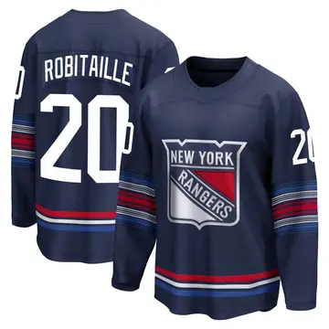 Youth Luc Robitaille New York Rangers ＃20 Breakaway Navy Alternate Premier Jersey