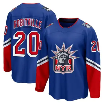 Youth Luc Robitaille New York Rangers ＃20 Breakaway Royal Special Edition 2.0 Jersey